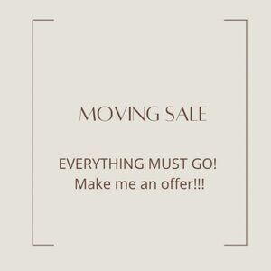 MOVING SALE !